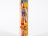 a tall wooden box with a bunch of lollipops in it