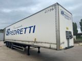 an image of a delivery truck parked in a parking lot