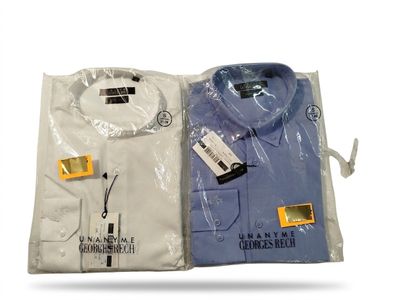 Lot de 2 - UNANYME GEORGES RECH - Chemises Slim Fit - Taille…