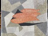 une photo d'une peinture représentant un poisson sur une feuille de papier