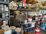 a room filled with many different types of paint