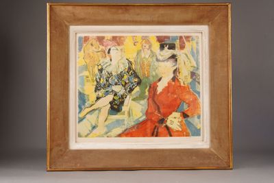 Emilio GRAU-SALA (1911-1975). Composition à la jeune femme a…
