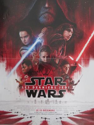 une affiche du film « Star Wars : Les Derniers Jedi »