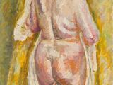 une image représentant un tableau d'une femme en peignoir