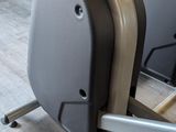 a close up of a stationary exercise bike in a room