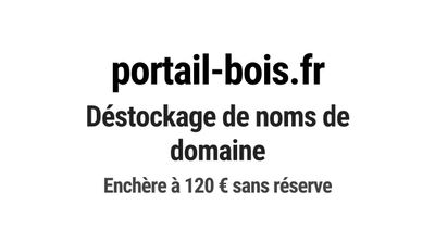 Nom de domaine portail-bois.fr.