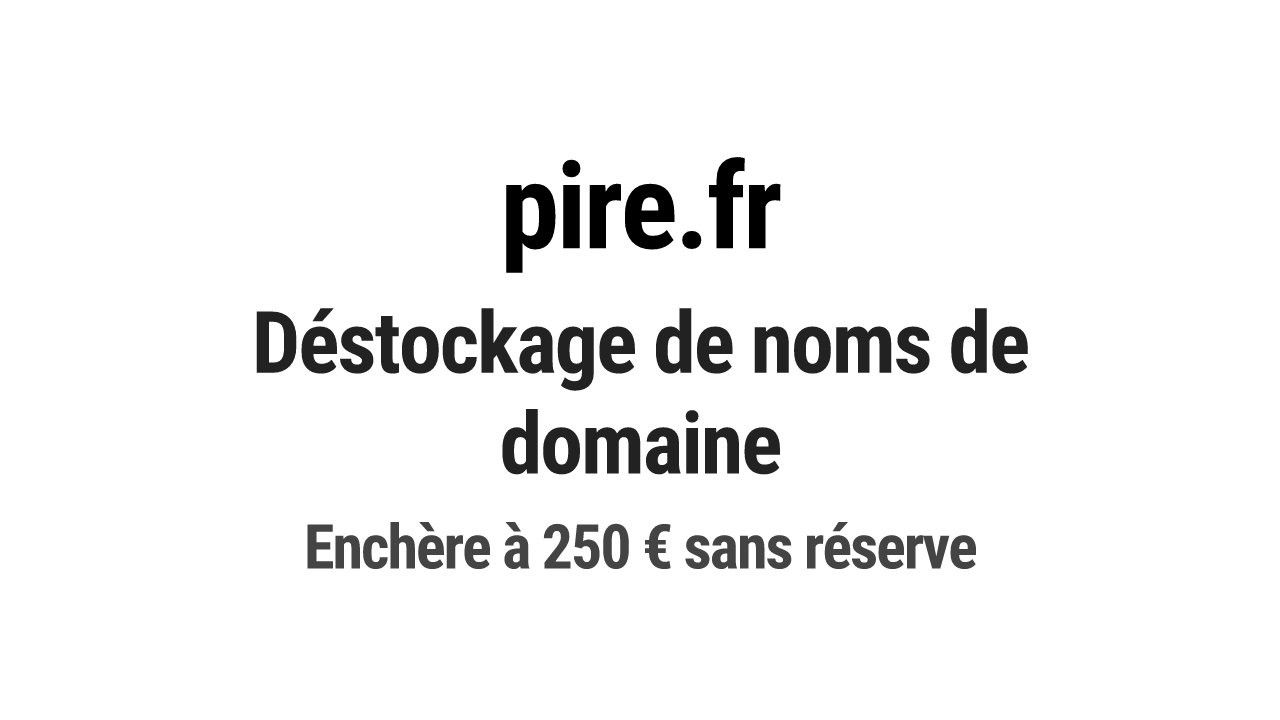 Destockage & Invendus