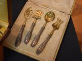 a box with a set of silverware in it