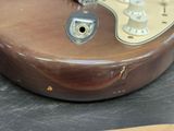 a guitar that is sitting on a table