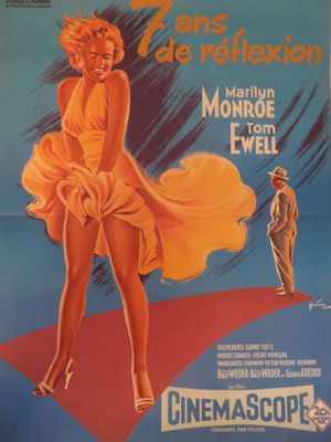 une affiche de film mettant en scène une femme en robe jaune