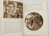 an open book with a picture of a man and a woman on it