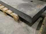 a concrete slab sitting on a pallet in a warehouse