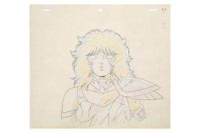 an image of a drawing of a woman with long hair