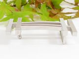 stainless steel pull handle for a kitchen cabinet door