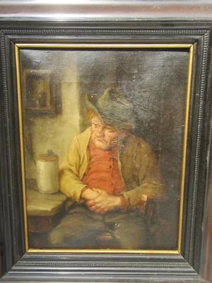 166.56 - ECOLE ALLEMANDE, DEUX HUILES SUR TOILE, PORTRAITS D…