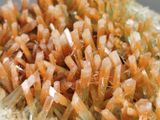 a close up picture of a cluster of crystals