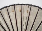 a close up view of a fan with rust on it