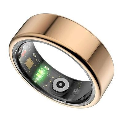 une image représentant une bague avec une lumière verte à l'intérieur