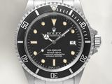Montre Rolex Sea-Dweller automatique avec cadran et bracelet noirs