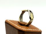 a ring that is sitting on top of a wooden box