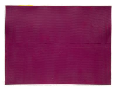 une image représentant un morceau de papier rouge sur fond blanc