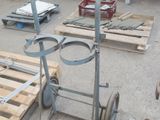 un chariot posé au milieu du sol