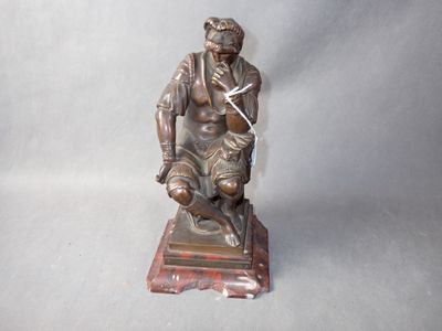 Laurent de MEDICIS D'après Michel Ange, épreuve en bronze à …
