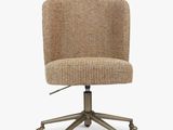 an image of a desk chair with wheels on a white background