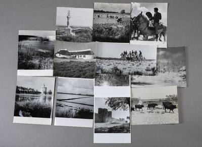 André GAMET (1919-2017) Varia. Camargue, 1949