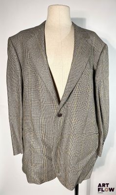 DAVID SHIFF - Veste de costume 100% cachemire à motif prince…