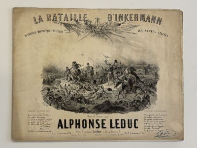 an old book with a drawing of a battle between two men