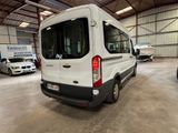 a white van that is parked in a garage