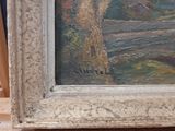 a picture of a picture of a painting on a table