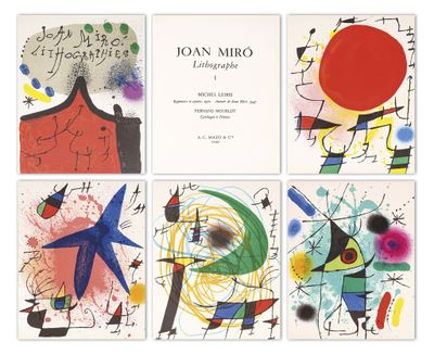 six tableaux de Joan Miró, réalisés par Joan Miró