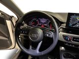 steering wheel and dashboard of a car with a digital display