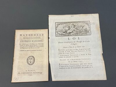 2 documents révolutionnaires concernant le département du Ma…