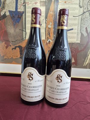2 bts GEVREY-CHAMBERTIN 1er Cru “Craipillot” 2018 Domaine Sé…