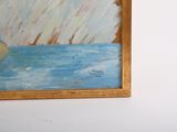 a picture of a painting hanging on the wall of a room