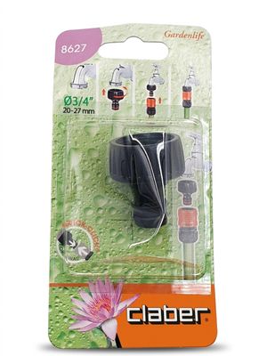 CLABER-Nez de robinet-3/4 pouce 20-27mm-Système Quick-Click-…