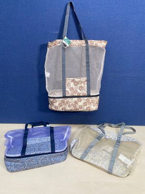 (x3) OUTFIT Sac de plage avec compartiment de fond isotherme… - Photo 1