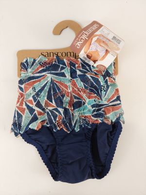 an image of a pair of underwear on a hanger on a wall