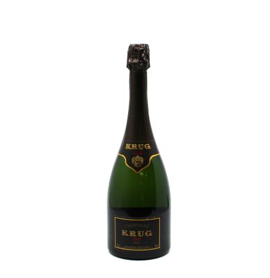 a close up of a bottle of champagne on a white background