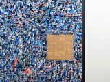 an image of a painting with a piece of paper on top of it