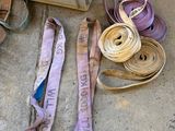 a box of ribbons and a pair of scissors on the floor
