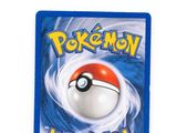 a close up of a pokemon card on a white background