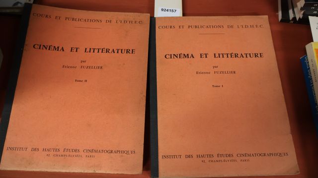 FUZELLIER Etienne : Cinéma et littérature. 2 tomes in-4, broché, ...