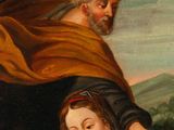 an image of a painting of a man and a woman in a landscape