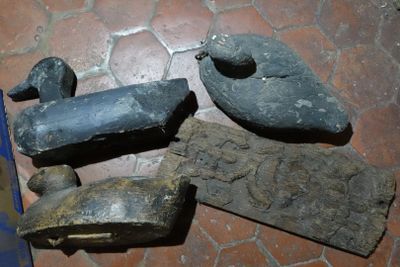 LOT d'objets décoratifs en bois : - Photo 1