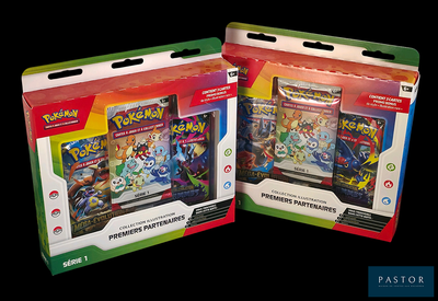 deux paquets de cartes à collectionner Pokémon dans leur emballage d'origine