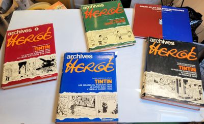 [BD] Archives HERGÉ, Tomes 1 à 4 - Grand Atlas des Pays Imag… - Photo 1